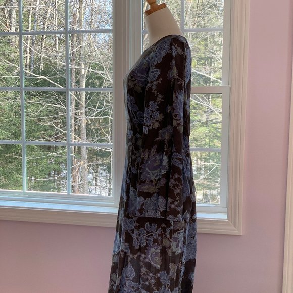 NWT Free People maxi dress with bell sleeves, size 8 - Picture 9 of 12